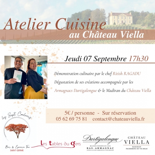 Atelier Culinaire au Château Viella